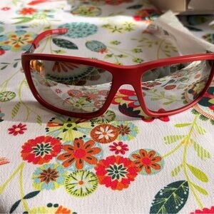 Ferrari Red Sunglasses new transition polarized lenses